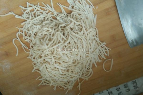 手工豆角焖面的做法图解8