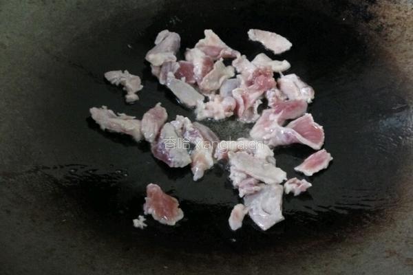 豆角炒猪肉的做法图解5