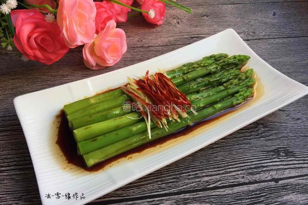 葱油芦笋的做法图解10