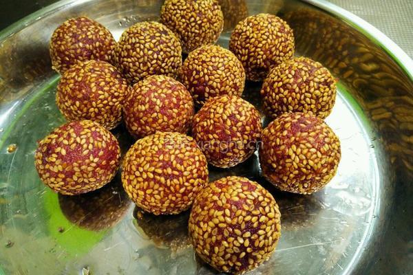 紫薯芝麻球的做法图解10