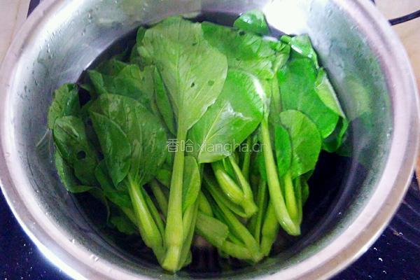 香菇小油菜的做法图解5
