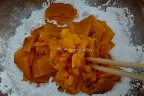 奶酪南瓜饼的做法图解2