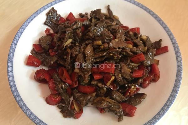小炒牛肉的做法图解7