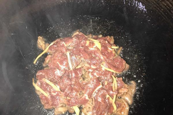 小炒牛肉的做法图解3