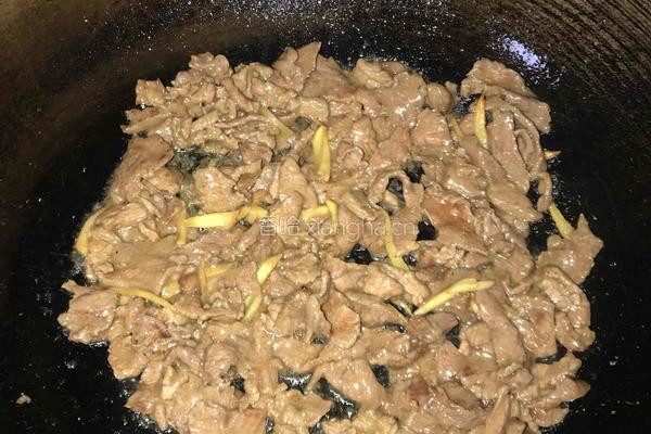 小炒牛肉的做法图解4