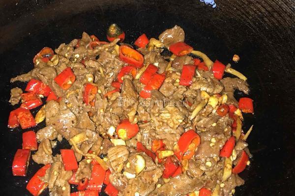 小炒牛肉的做法图解6