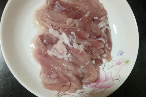 肉丝炒腐竹结的做法图解8