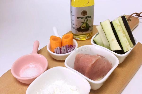 茄泥肉饼，12m+（补充蛋白质、铁）的做法图解1