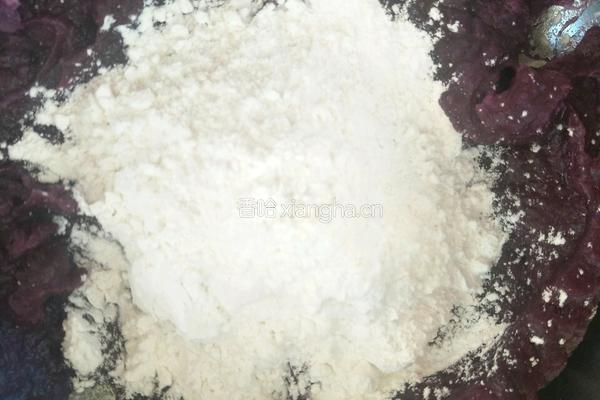 糯米紫薯糕的做法图解6