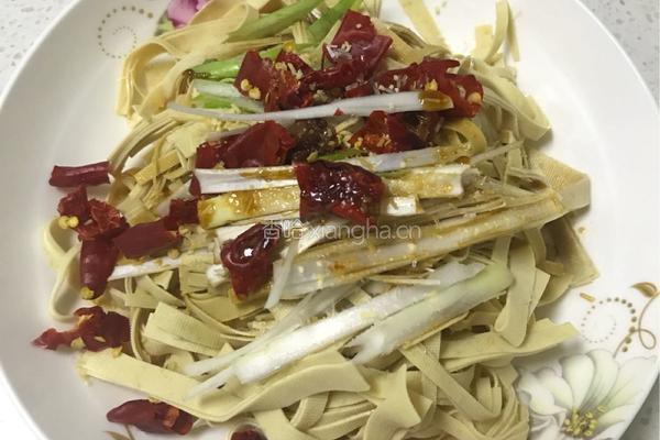 油淋干丝的做法图解6
