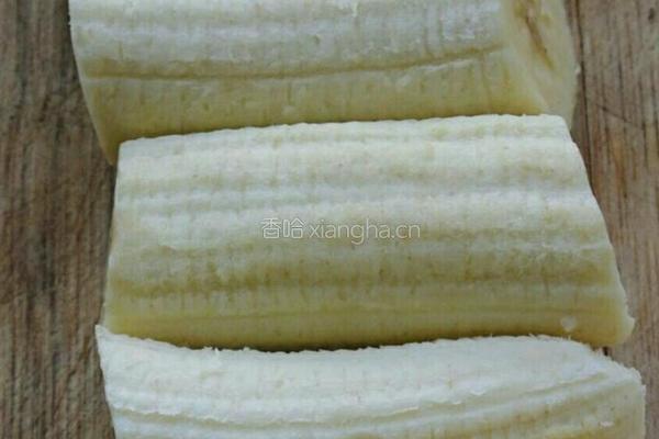 自制脆皮香蕉的做法图解2