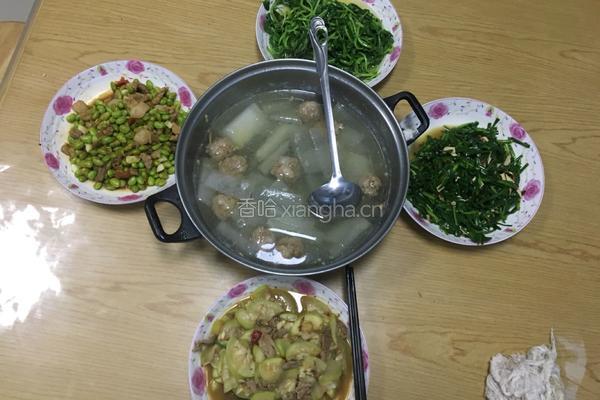 冬瓜肉圆子汤的做法图解3