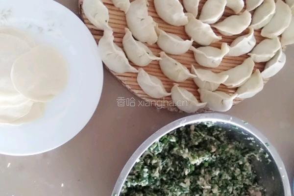 韭菜包菜猪肉饺子