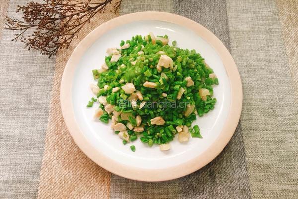 咸肉炒豆角的做法图解10