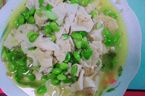 百叶肉末炒青豆子的做法图解6