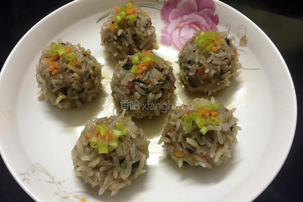 糯米饭团的做法图解5