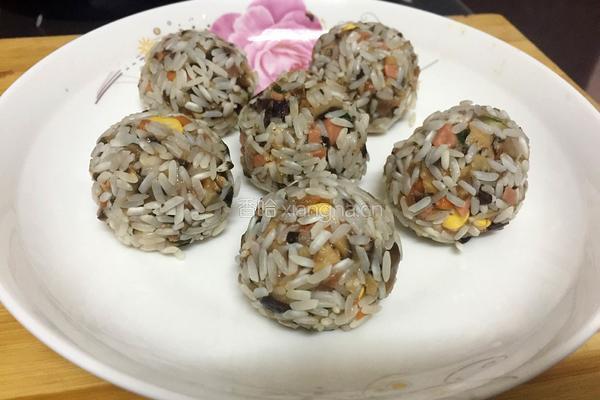 糯米饭团的做法图解4