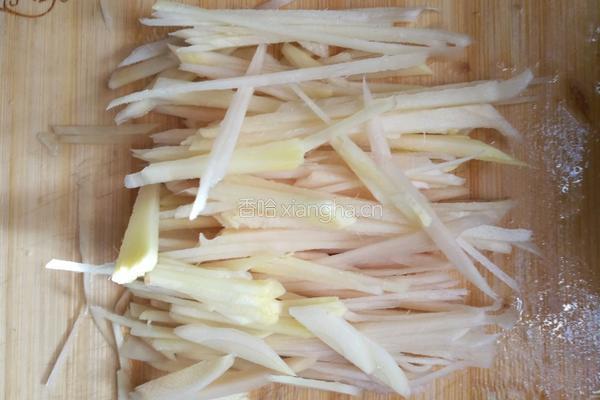 子姜丝炒牛肉的做法图解3