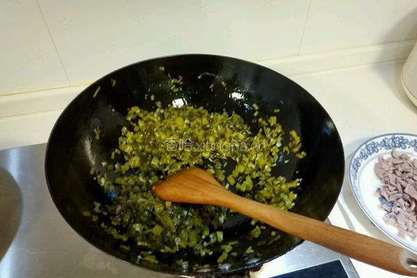 雪菜肉丝的做法图解5