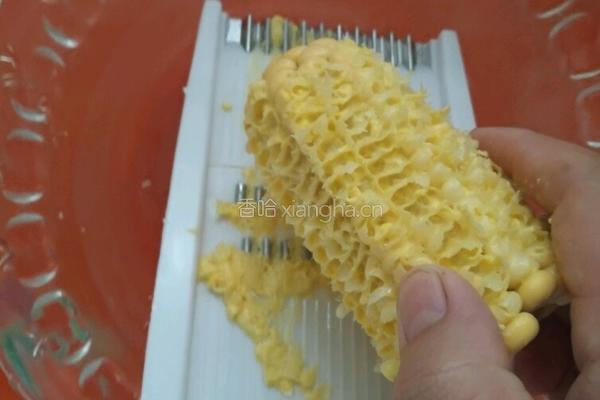 蒸玉米浆的做法图解2