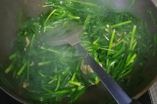 花蛤炒韭菜的做法图解4