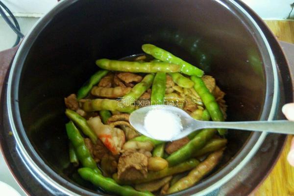 豆角炖肉的做法图解9