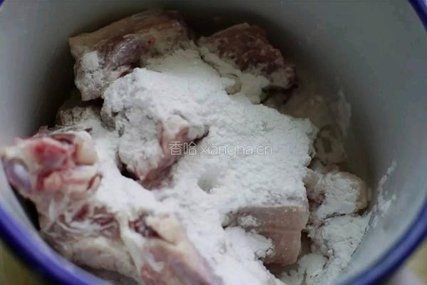 排骨蒸饺的做法图解2