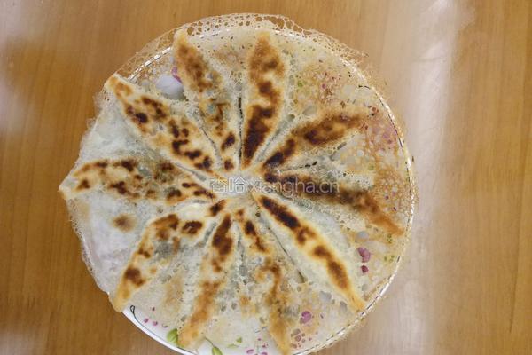 韭菜鸡蛋粉条煎饺的做法图解5