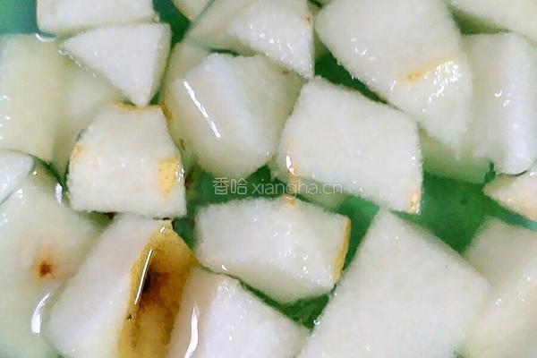 藕梨汁的做法图解3