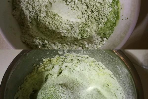 干果（蔓越莓）抹茶磅蛋糕的做法图解6