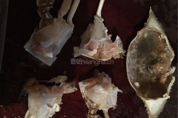 家常味炒螃蟹的做法图解5