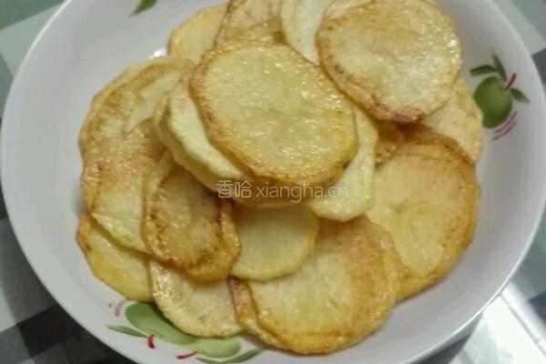 自制无添加孜然薯片的做法图解3
