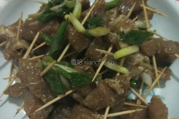 牙签肉的做法图解3
