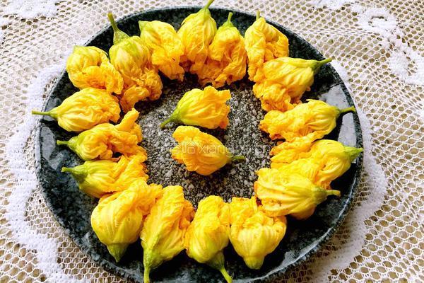 炸丝瓜花的做法图解2