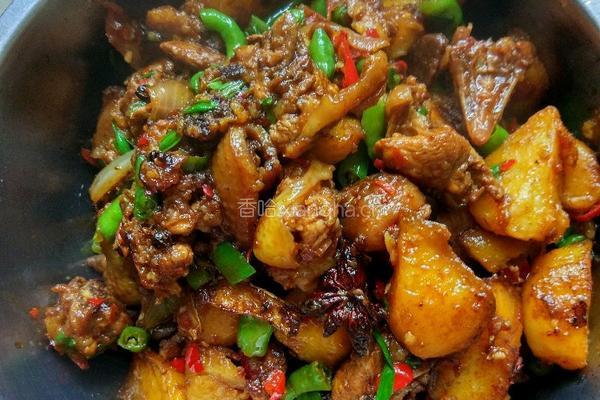 土豆烧鸡的做法图解10