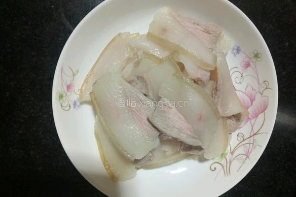 米豆腐回锅肉的做法图解4