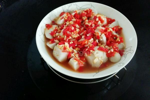 剁椒蒸小芋头的做法图解9