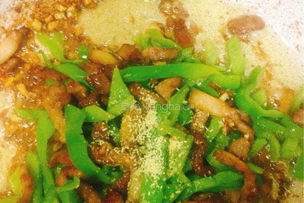 青椒炒肉丝的做法图解6