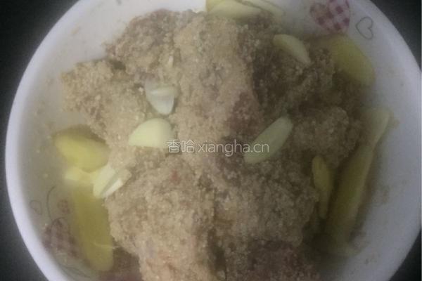 粉蒸排骨的做法图解3
