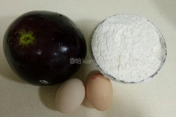 煎茄子的做法图解1
