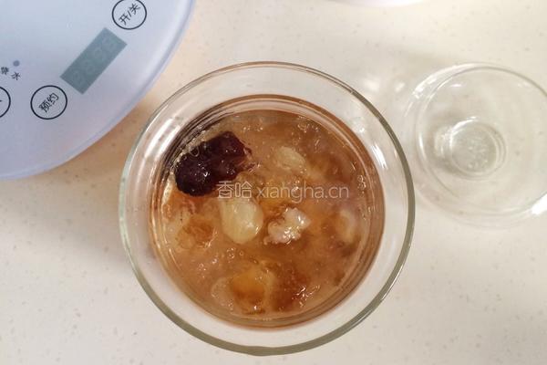桃胶雪燕皂角米羹的做法图解12