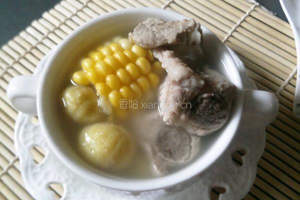 板栗玉米排骨汤的做法图解9