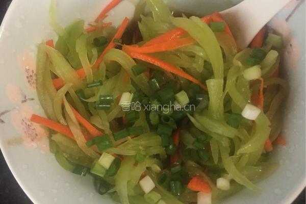 凉拌绿莴笋的做法图解6