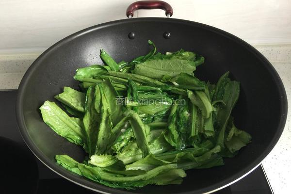 蒜蓉油麦菜的做法图解4