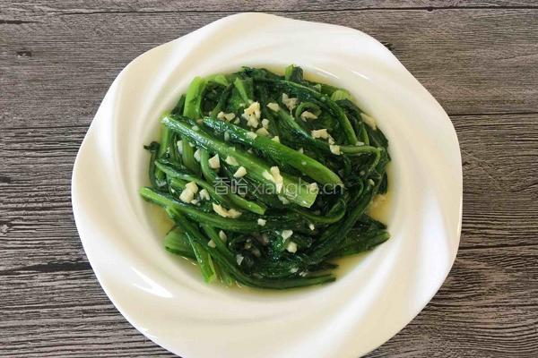 蒜蓉油麦菜的做法图解6
