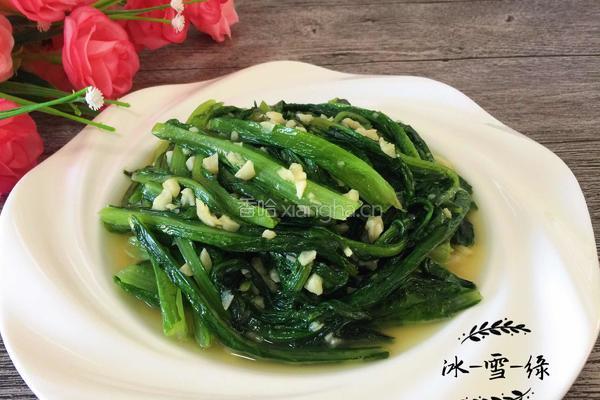 蒜蓉油麦菜的做法图解7