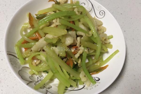芹菜肉丝的做法图解6