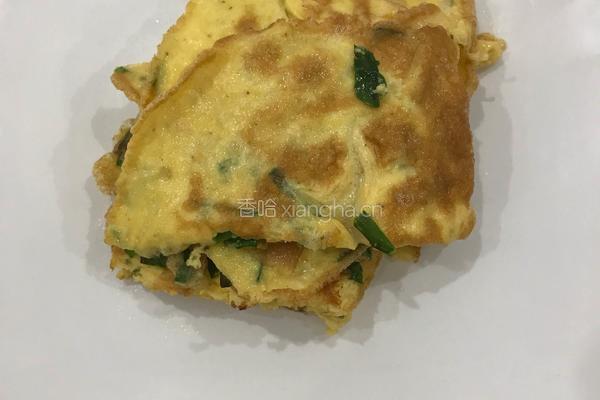 韭菜鸡蛋饼的做法图解9