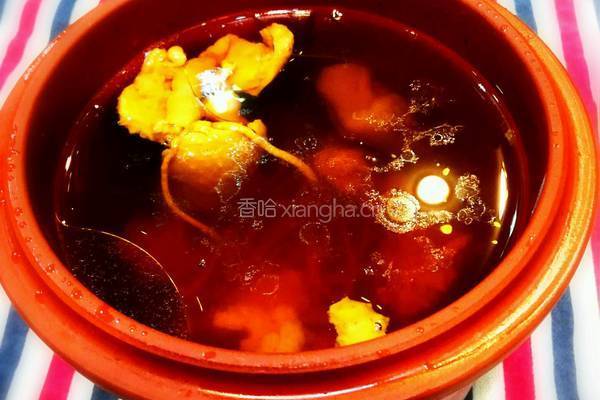 虫草花煲鸡汤