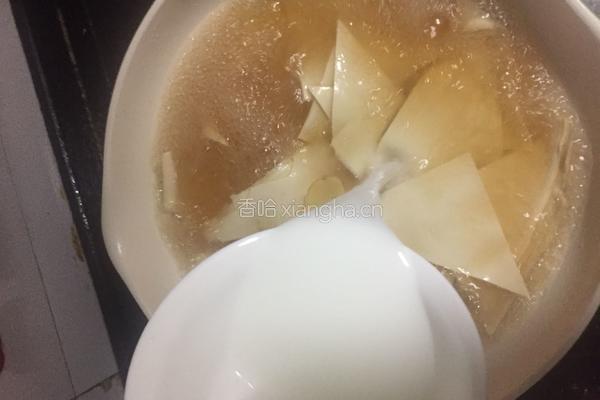 清汤嫩百页的做法图解4